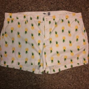 Old Navy Pineapple Shorts